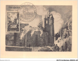 AGSP11-0787-CARTE MAXIMUM - ORADOUR 1945 - ORADOUR Sur Glane - 1940-1949