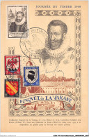 AGSP11-0737-CARTE MAXIMUM - LE VESNET 1954 - Journee Du Timbre - FOVQVET DE LA VARANE - 1950-1959