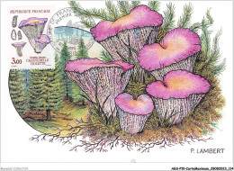 AGSP10-0664-CARTE MAXIMUM - PARIS 1987 - NATURE DE FRANCE - Champignon - CHANTERELLE VIOLETTE - 1980-1989