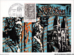 AGSP8-0522-CARTE MAXIMUM - STRASBOURG 1986 - Cloitre De Notre-Dame En VAUX-MARNE - 1980-1989