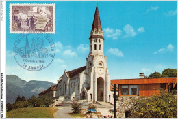 AGSP8-0511-CARTE MAXIMUM - ANNECY 1986 - Visite De Sa Sainte Tete Jean Paul II - 1980-1989