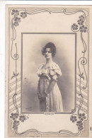 CARTE FANTAISIE . CPA . PORTRAIT JEUNE FEMMES . - Mujeres