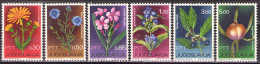 Yugoslavia 1967 - Flowers - Flora - Mi 1200-1205 - MNH**VF - Unused Stamps