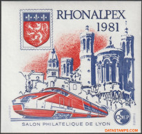 Frankrijk 1981 - Yv:CNEP 2, Cnep - XX - Philatelic Exhibition Rhonalpex - CNEP