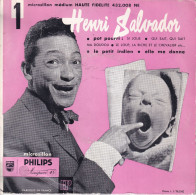 HENRI SALVADOR 1 - FR EP - POT-POURRI + 3 - Sonstige - Franz. Chansons