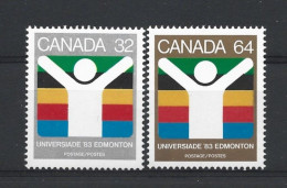 Canada 1983 Universiade Y.T. 849/850 ** - Nuovi