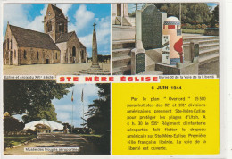 126 DEPT 50 : édit. Artaud Frères N° 101 : Sainte Mère L'Eglise " Multivues " - Sainte Mère Eglise