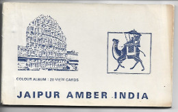 LIBRO DE POSTALES CON 20 VISTAS UNITARIAS DE JAIPUR AMBER.- ( INDIA ) - India