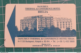 HUNGARY HOTEL KEY CARD HELIA HOTEL - Chiavi Elettroniche Di Alberghi