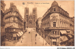AGUP6-0466-BELGIQUE - BRUXELLES - église Et Rue Sainte-gudule - Autres & Non Classés