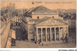 AGUP5-0432-BELGIQUE - BRUXELLES - Théatre Royal De La Monnaie Et L'église Ste-gudule - Altri & Non Classificati