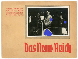 AK/CP  Propaganda Nazi  Sammelbilderalbum  Das Neue Reich  Werbekarte  Ungel/uncirc. 1933-45  Erhaltung/Cond. 2  Nr.1753 - Guerre 1939-45