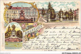 AGUP5-0350-BELGIQUE - BRUXELLES - Place Du Petit Sablon GRUSS AUS 1897 - Plazas