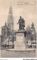 AGUP4-0307-BELGIQUE - ANVERS - Statue Rubens Et Flèche De La Cathédrale - Antwerpen