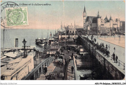 AGUP4-0302-BELGIQUE - ANVERS - Le Steen Et Le Débarcadère - Antwerpen