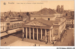 AGUP10-0823-BELGIQUE - BRUXELLES - Théâtre Royal De La Monnaie Et église Sainte-gudule - Monumenten, Gebouwen