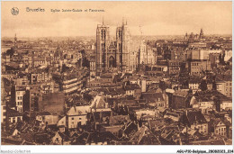 AGUP10-0816-BELGIQUE - BRUXELLES - église Sainte-gudule Et Panorama - Cartas Panorámicas