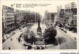 AGUP9-0798-BELGIQUE - BRUXELLES - La Place De Brouckère Vue A Vol D'oiseau - Marktpleinen, Pleinen