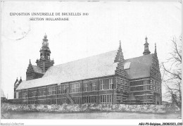 AGUP9-0732-BELGIQUE - Exposition Universelle De - BRUXELLES - 1910 - Section Hollandaise - Mostre Universali