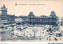 AGUP9-0722-BELGIQUE - BRUXELLES - Place Rogier Et Gare Du Nord - Places, Squares