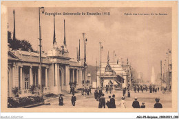 AGUP8-0631-BELGIQUE - Exposition Universelle De - BRUXELLES - 1910 - Palais Des Traveaux De La Femme - Mostre Universali