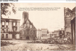 AGUP7-0583-BELGIQUE - L'hôtel-de-ville Du XIV Siècle Incendié Par Les Allemands A - TERMONDE - Autres & Non Classés