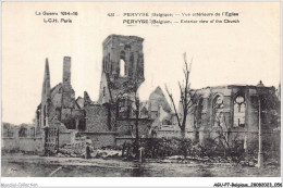 AGUP7-0557-BELGIQUE - La Guerre 1914-16 - PERVYSE - Belgique - Vue Extérieure De L'église - Diksmuide