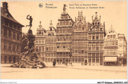 AGUP7-0540-BELGIQUE - ANVERS - Grand'place Et Monument Brabo - Antwerpen