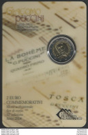 2014 San Marino Euro 2,00 Giacomo Puccini FDC - San Marino