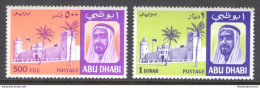 1967-69 Abu Dhabi, SG. 36/37 - Shaikh Shakhbut Bin Sultan Al Nahyan - MNH** - Autres - Asie