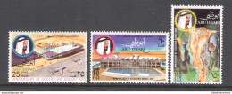 1970 Abu Dhabi, SG. N. 71/73 - Aeroporto Abu Dhabi - MNH** - Asia (Other)