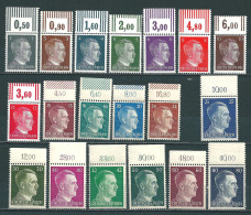 Adolf Hitler 1-80 Pfennig ** Oberrand (0335) - Ungebraucht