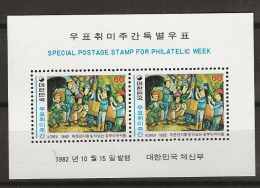 1982 MNH South Korea Mi Block 462 Postfris** - Korea, South