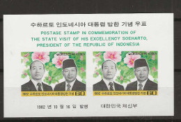 1982 MNH South Korea Mi Block 463 Postfris** - Corea Del Sur