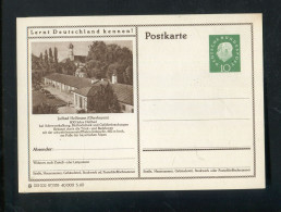 "BUNDESREPUBLIK DEUTSCHLAND" 1960, Bildpostkarte Mit Bild "HEILBRUNN" ** (A2020) - Cartes Postales Illustrées - Neuves