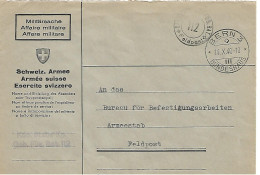 SUIZA. CORREO MILTAR - Documenten