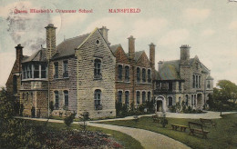 AK Mansfield - Queen Elizabeth's Grammar School - Feldpost 1. Rhein. Train-Abtlg. Nr 8 Kassenverwaltung - 1915 (69340) - Andere & Zonder Classificatie