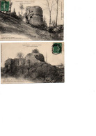 08 MONTCORNET Lot De 2 Cp Ruines Du Château - Sonstige & Ohne Zuordnung