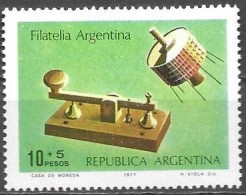 Argentina 1977 Filatelia Philately Intelsat Satellite Mi. 1302 MNH Postfrisch Neuf ** - Unused Stamps