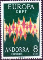 Andorra Española  Sello Año 1972  Yvert Nr. 64A  Nuevo Europa CEPT - Ongebruikt