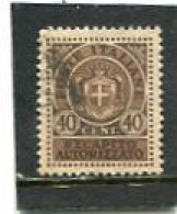 ITALIA - 1945  40c   SERVICE  FINE USED - Recapito Autorizzato