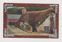 ENGLAND - Lynemouth Cottage Unused Vintage Postcard - Lynmouth & Lynton