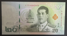 BILLETE TAILANDIA 20 BAHT 2018 P-135a - Andere - Azië