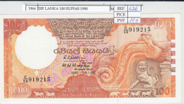 BILLETESIR LANKA 100 RUPIAS 1990 P-99d  - Sonstige – Asien