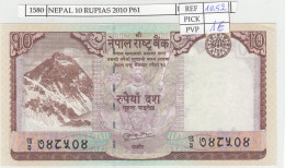 BILLETE NEPAL 10 RUPIAS 2010 P-61b  - Andere - Azië