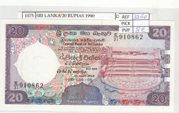 BILLETE SRI LANKA 20 RUPIAS 1990 P-97c  - Sonstige – Asien