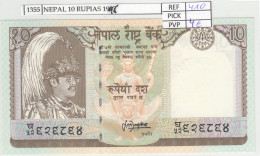 BILLETE NEPAL 10 RUPIAS 1985 P-31b.1  - Andere - Azië