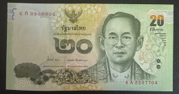 BILLETE TAILANDIA 20 BAHT 2013 P-118a.1  - Sonstige – Asien