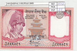 BILLETE NEPAL 5 RUPIAS 2005 P-53b - Other - Asia