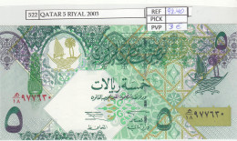 BILLETE QATAR 5 RIYAL 2003 P-21 - Sonstige – Asien